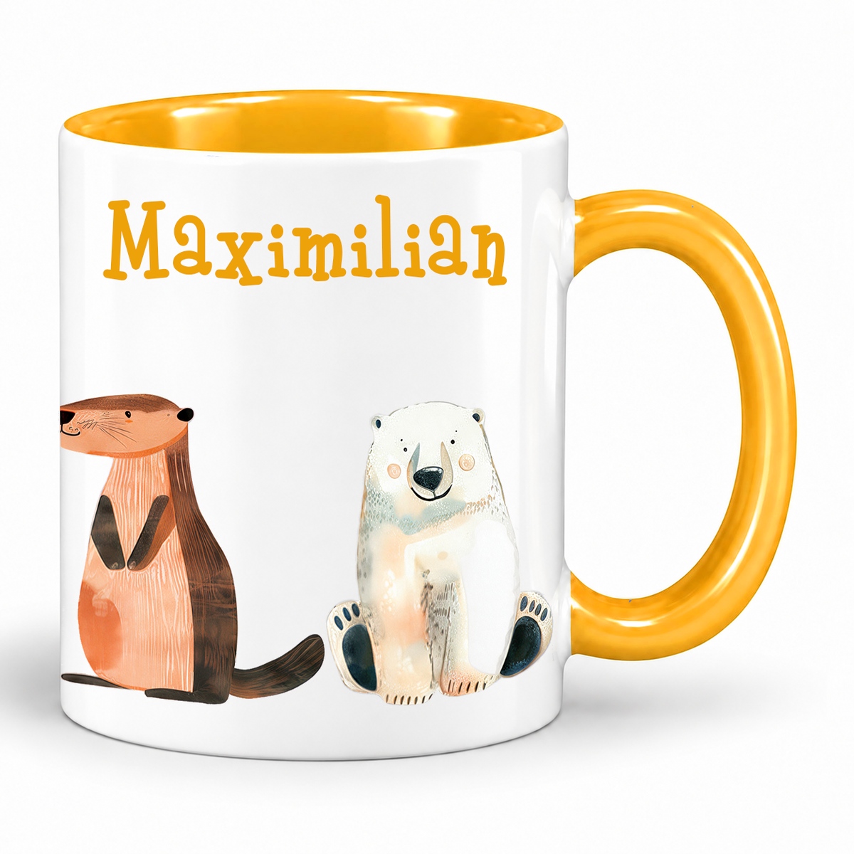 Keramik Tasse mit Namen | Tierparty