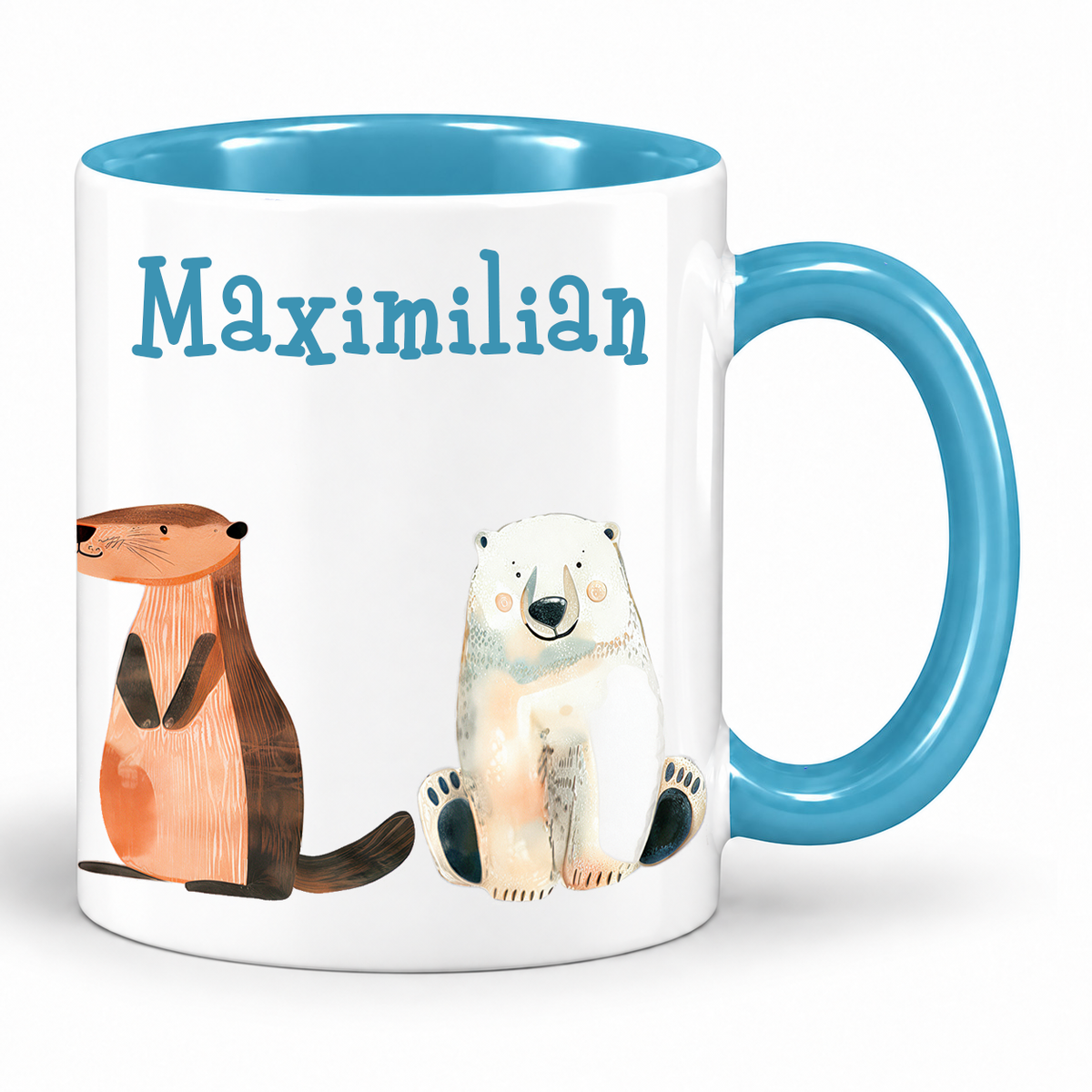 Keramik Tasse mit Namen | Tierparty