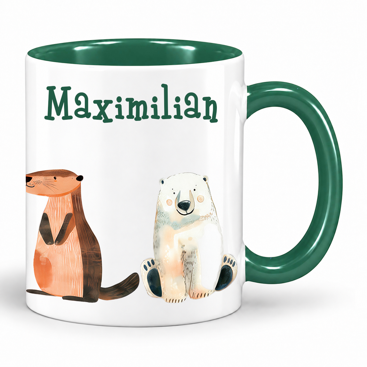 Keramik Tasse mit Namen | Tierparty