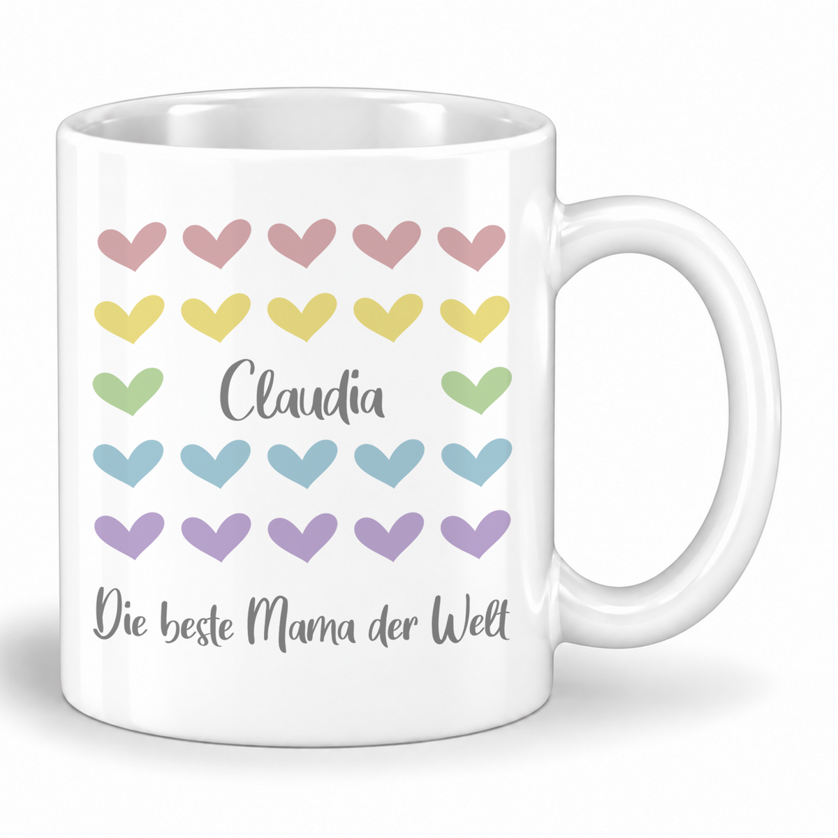Keramik Tasse mit Name | Die beste Mama der Welt