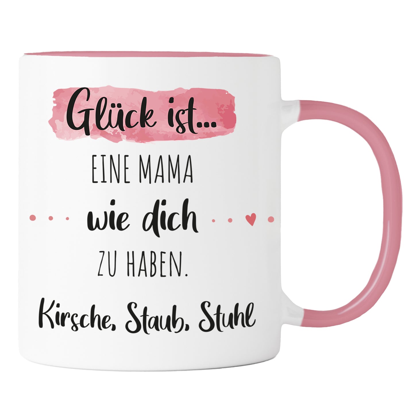Keramik Tasse mit Name | Glück ist eine Mama wie dich zu haben