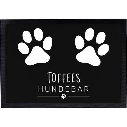 Napfunterlage mit Name | Hundebar