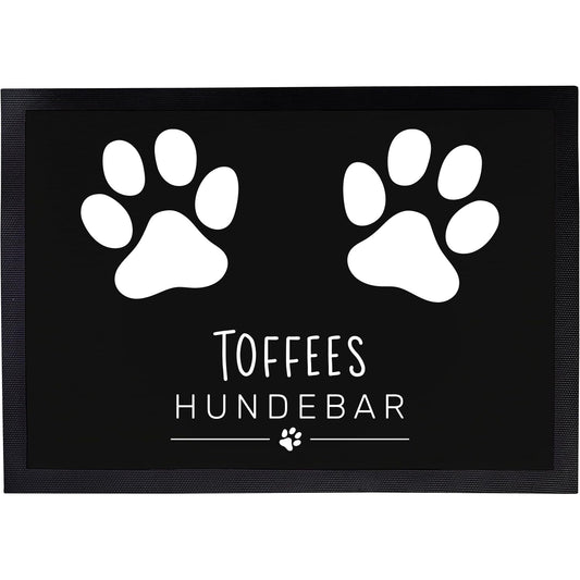 Napfunterlage mit Name | Hundebar