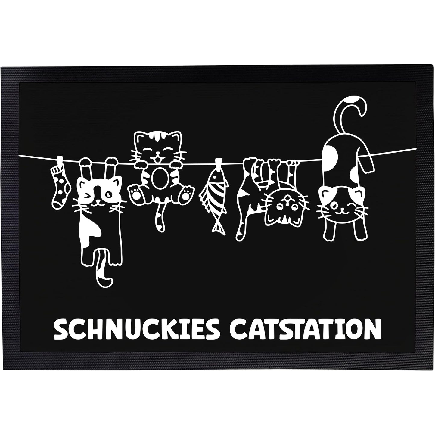 Napfunterlage mit Name | Catstation
