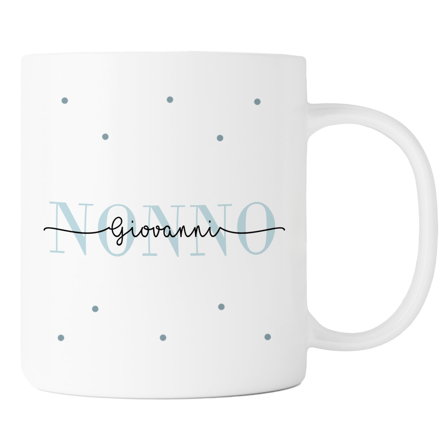 Keramik Tasse mit Namen + Enkel Geburtsjahr | Nonno