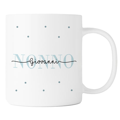 Keramik Tasse mit Namen + Enkel Geburtsjahr | Nonno