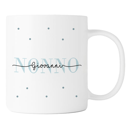 Keramik Tasse mit Namen + Enkel Geburtsjahr | Nonno