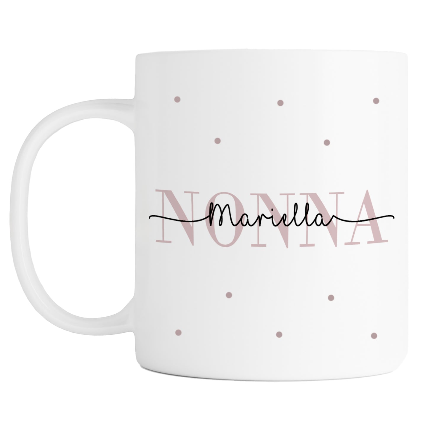 Keramik Tasse mit Namen + Enkel Geburtsjahr | Nonna