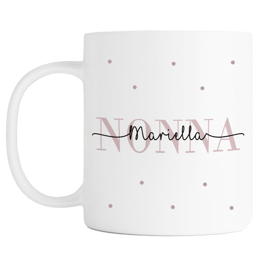 Keramik Tasse mit Namen + Enkel Geburtsjahr | Nonna