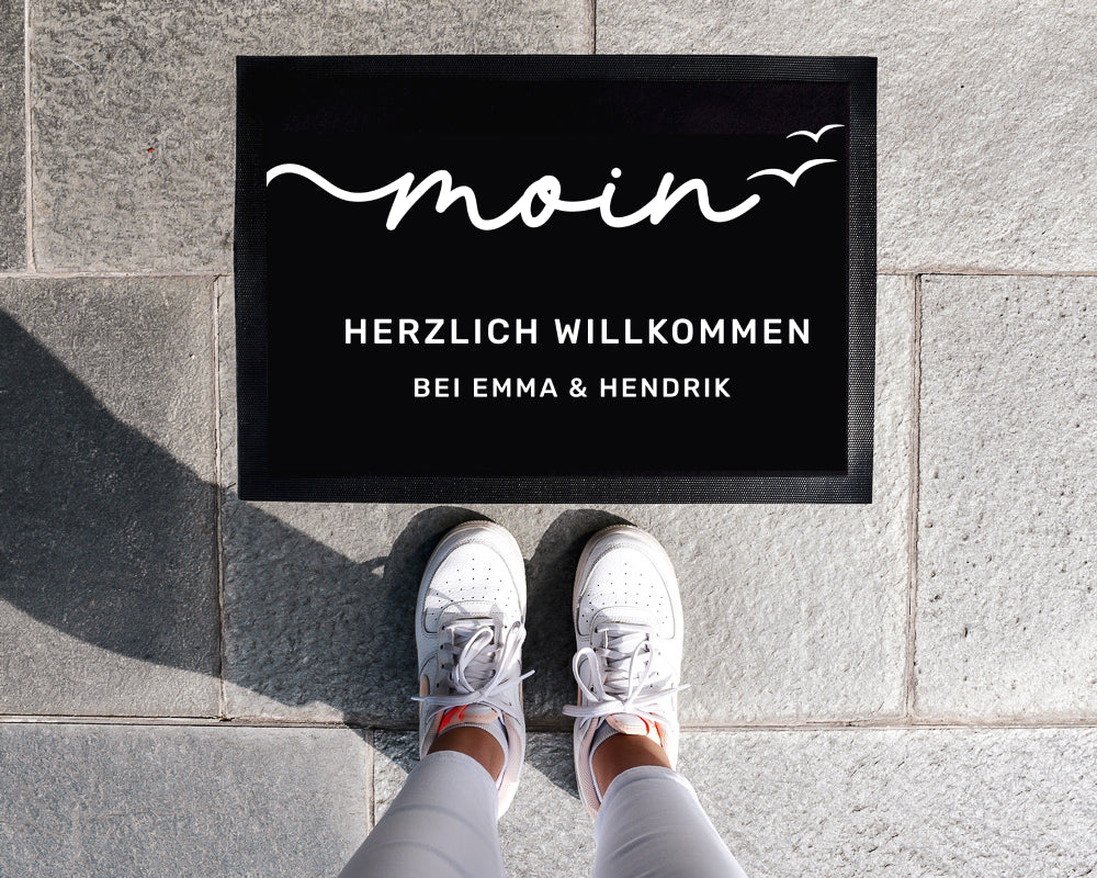Fußmatte mit Vornamen | Moin