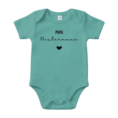 Baby Body Kurzarm mit Name | Basic Body aus Bio-Baumwolle | Mini
