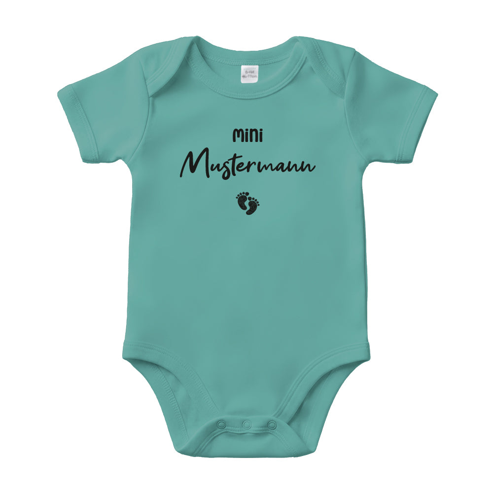 Baby Body Kurzarm mit Name | Basic Body aus Bio-Baumwolle | Mini