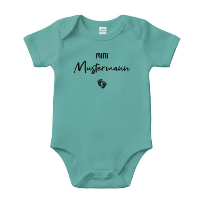 Baby Body Kurzarm mit Name | Basic Body aus Bio-Baumwolle | Mini
