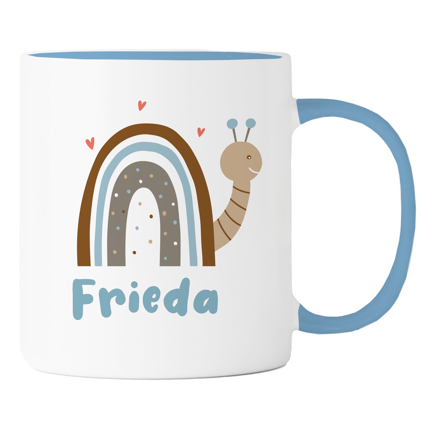 Keramik Tasse mit Name | Schnecke