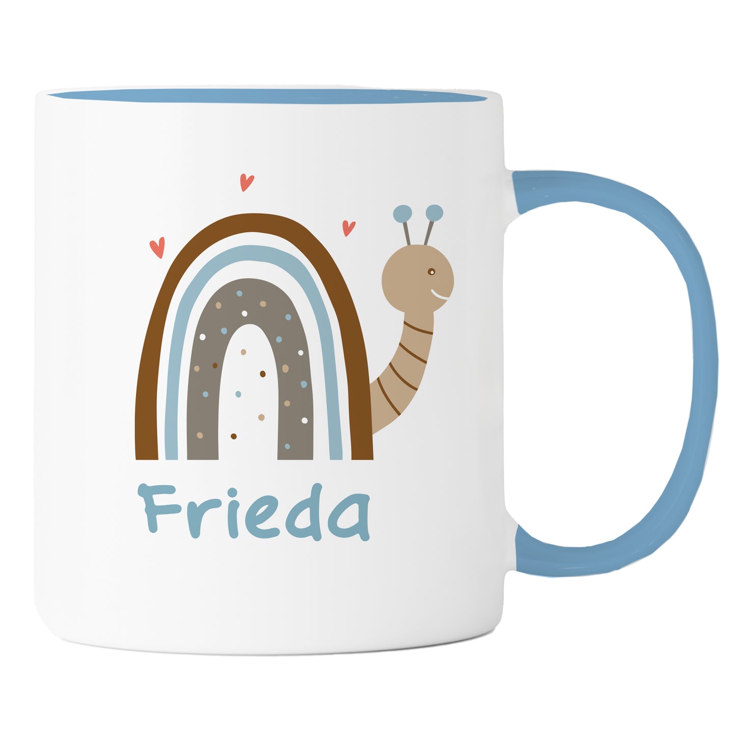 Keramik Tasse mit Name | Schnecke