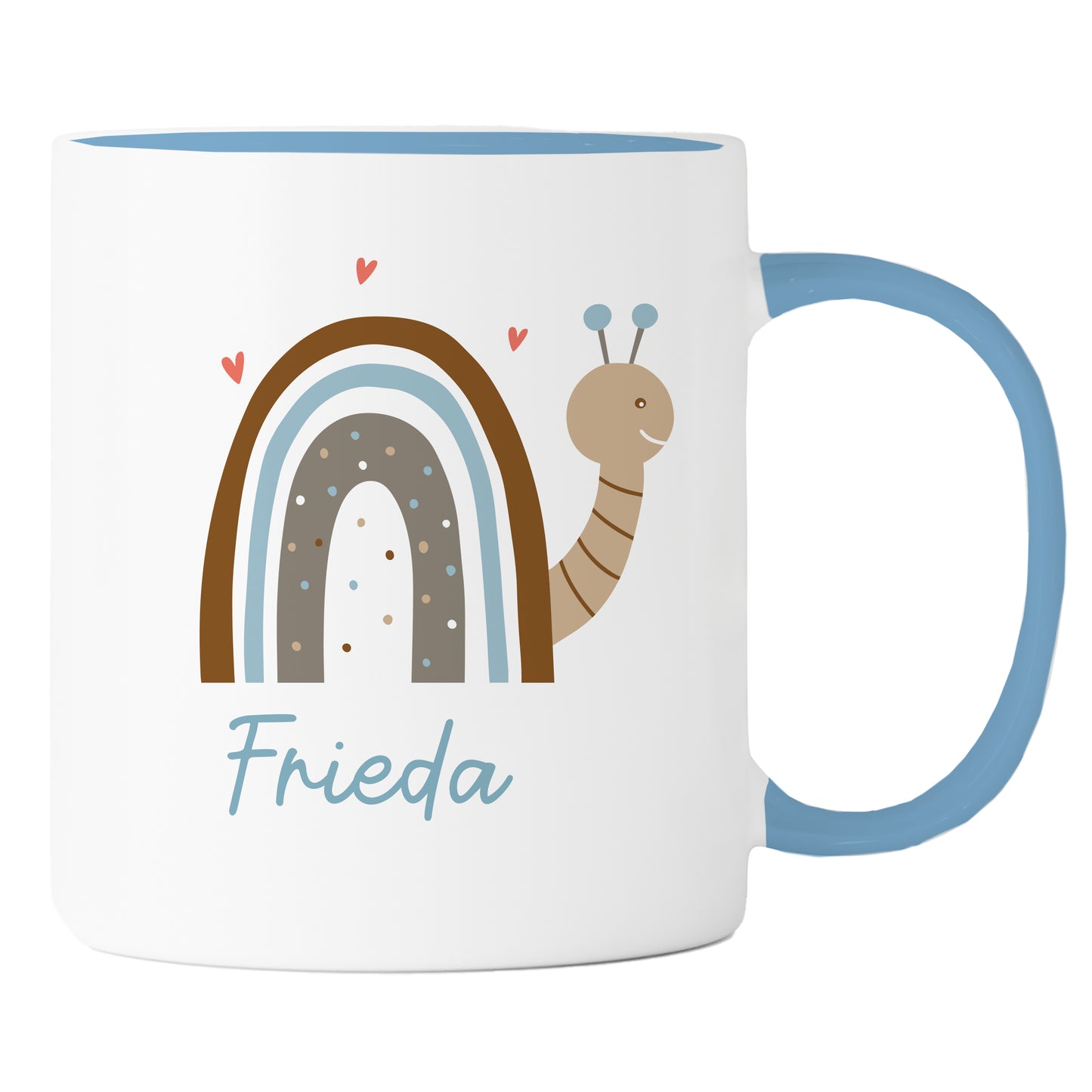 Keramik Tasse mit Name | Schnecke