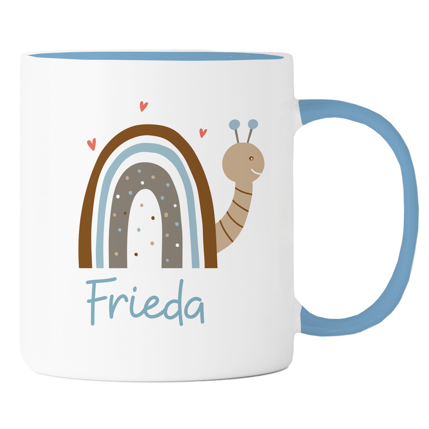 Keramik Tasse mit Name | Schnecke