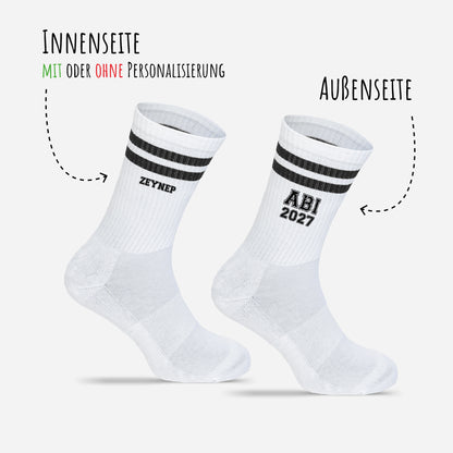 Socken mit Namen | Abi | Abschluss