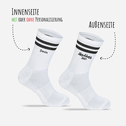 Socken mit Namen | Abi | Abschluss