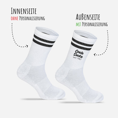 Socken mit Namen | Coole Socke seit