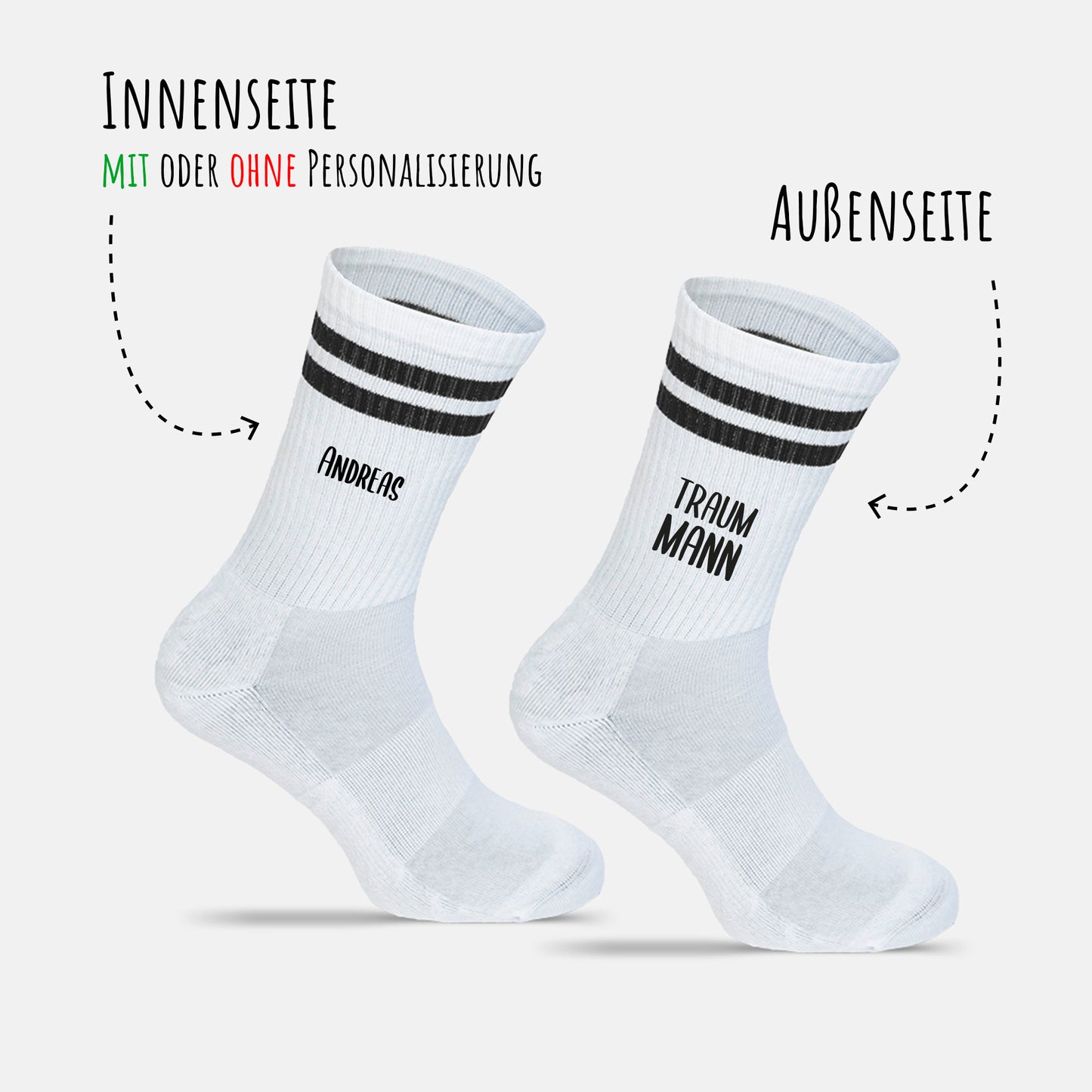 Socken mit Namen | Traummann