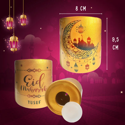 Keramik Spardose mit Name | Ramadan Mond