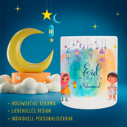 Keramik Spardose mit Name | Ramadan Laternen