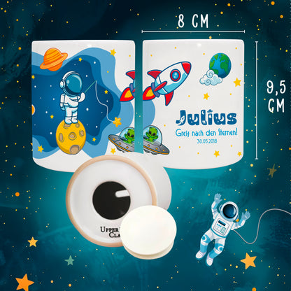 Keramik Spardose mit Name | Schulstarter