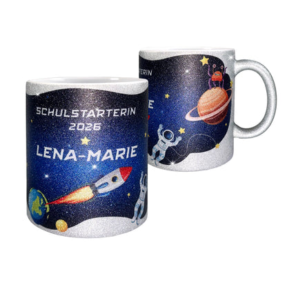 Keramik Tasse mit Namen | Schulstarter