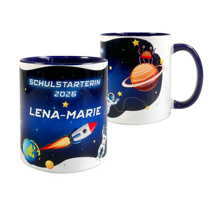 Keramik Tasse mit Namen | Schulstarter