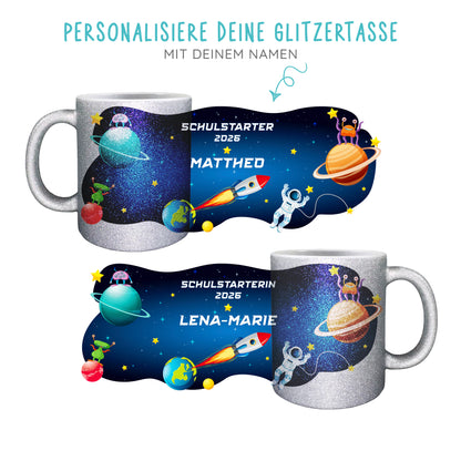 Keramik Tasse mit Namen | Schulstarter
