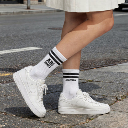 Socken mit Namen | Abi | Abschluss