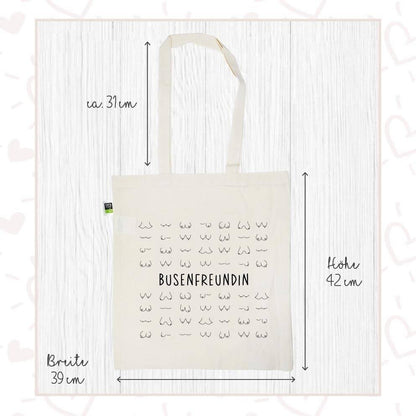 Busenfreundin Stofftasche - verschenkich.de