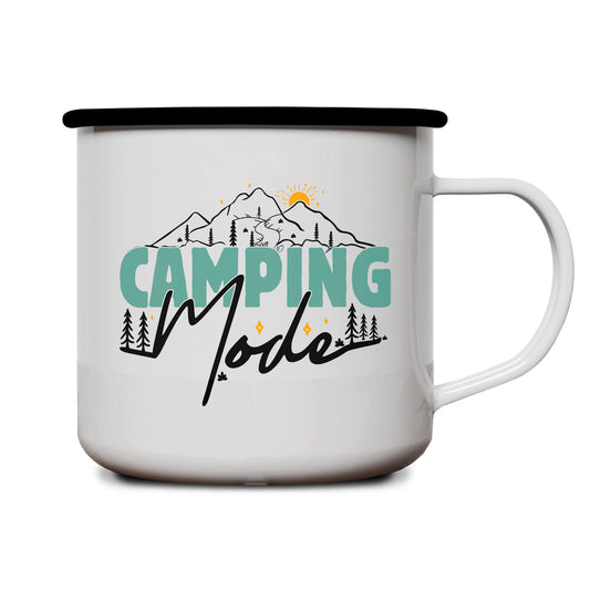 Emaille Tasse | Camping Mode