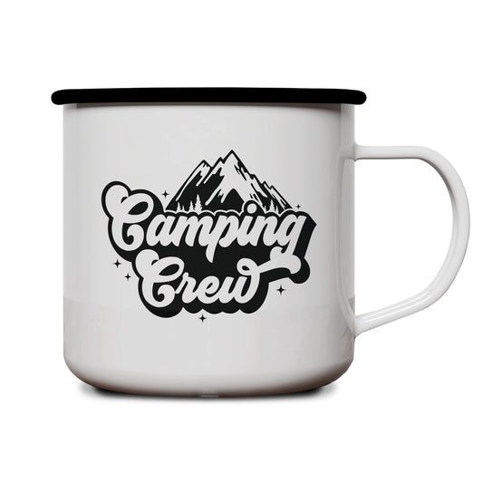 Emaille Tasse | Camping Crew 2