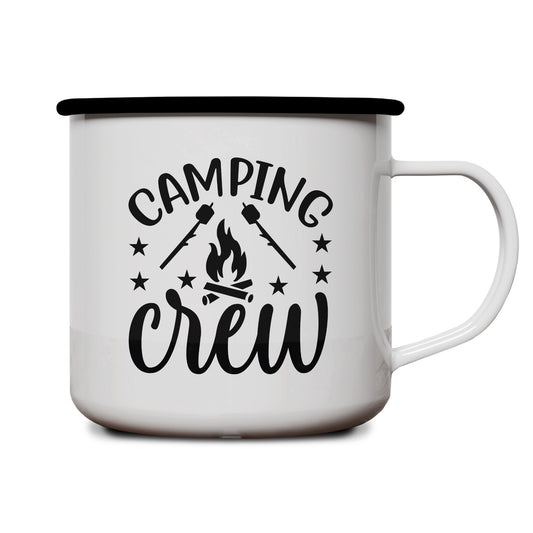 Emaille Tasse | Camping Crew 1