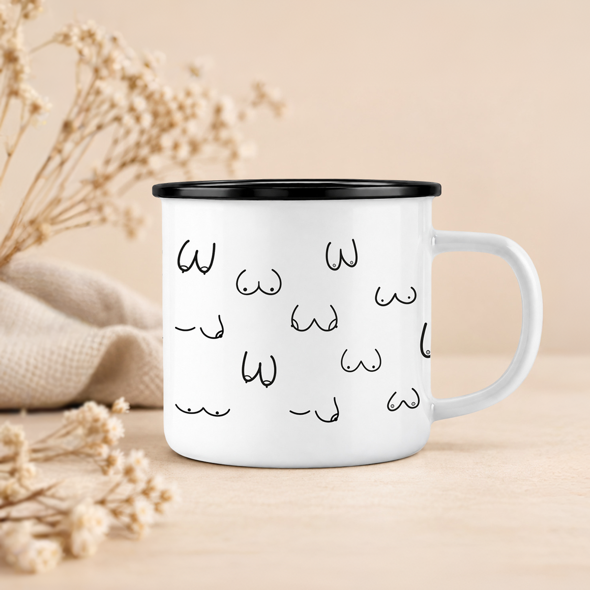 Emaille Tasse | Busenfreund 1.0