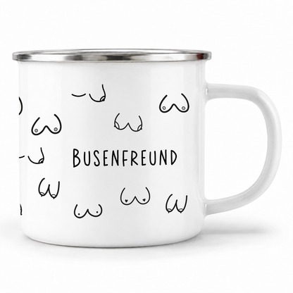 Emaille Tasse | Busenfreund 1.0