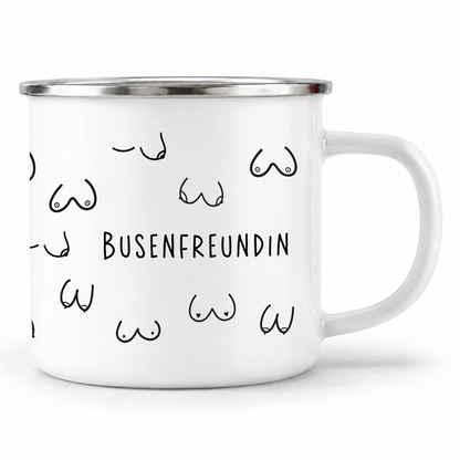 Emaille Tasse | Busenfreundin 1.0