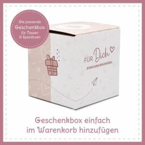 Emaille Becher mit Wunschnamen - Motiv: Blumenmotiv - verschenkich.de
