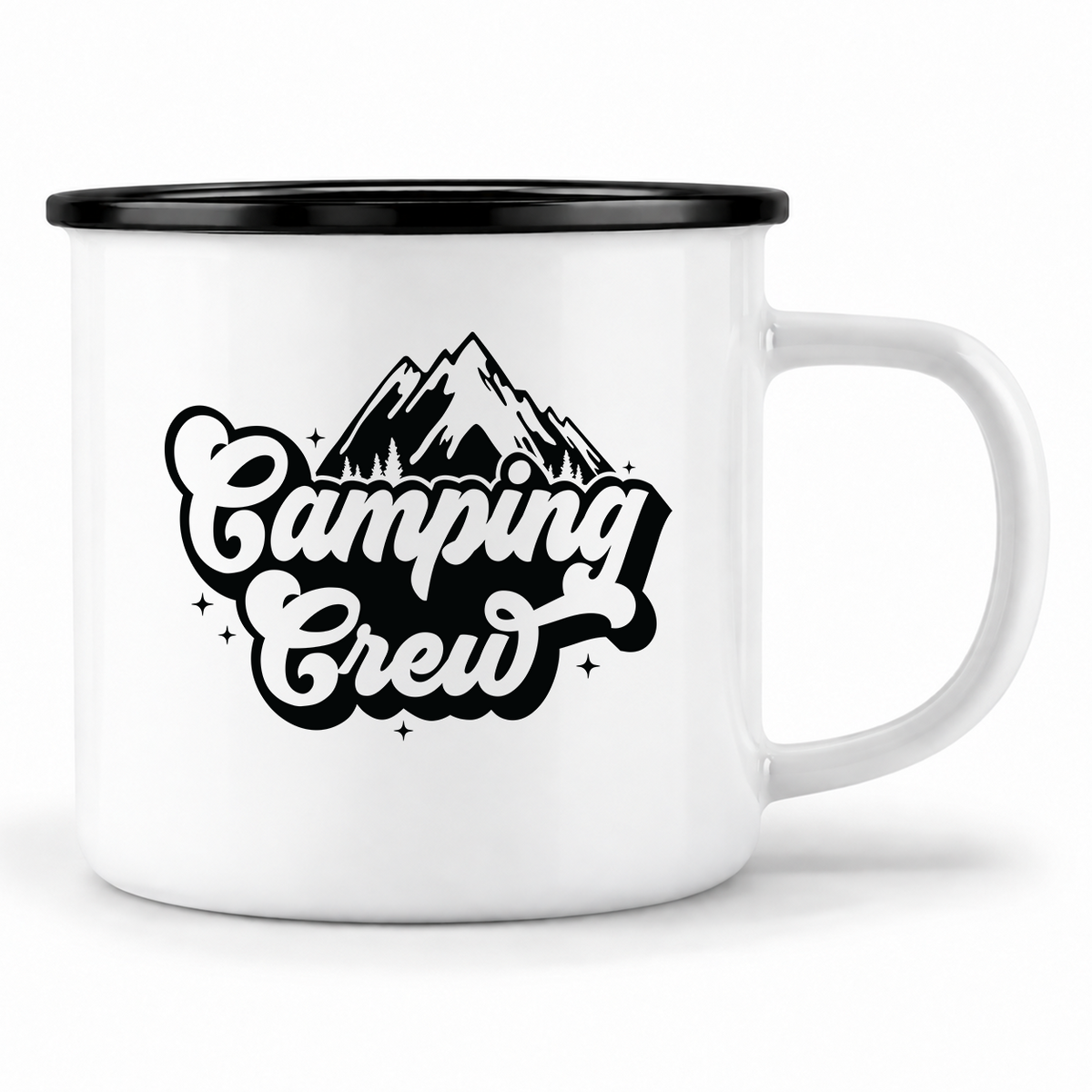 Emaille Tasse | Camping Crew 2