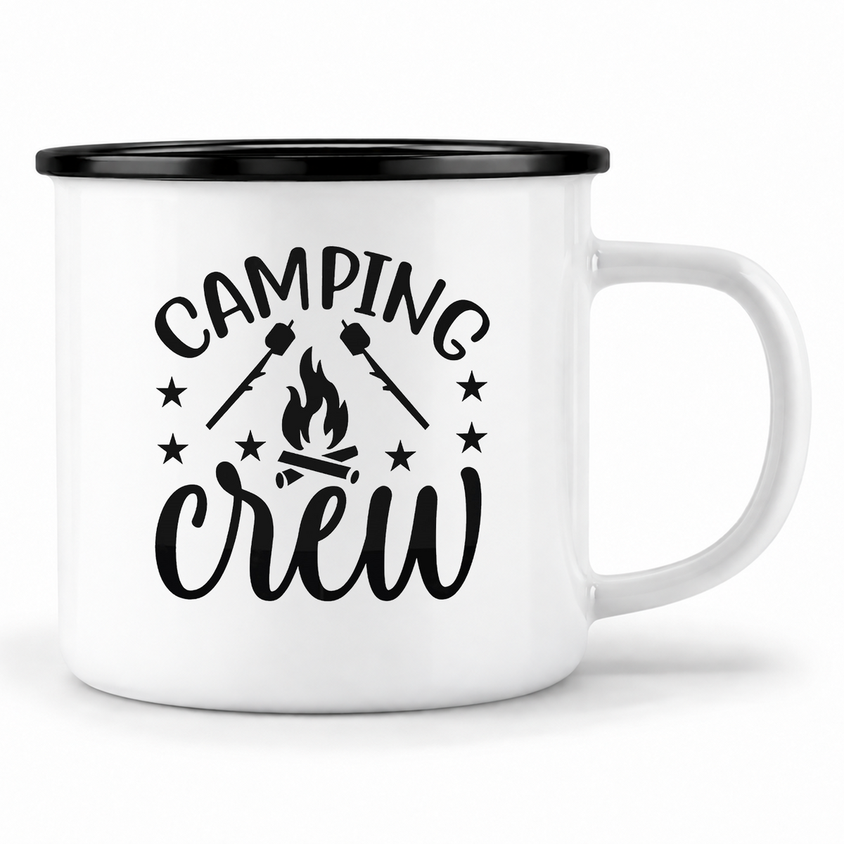 Emaille Tasse | Camping Crew 1