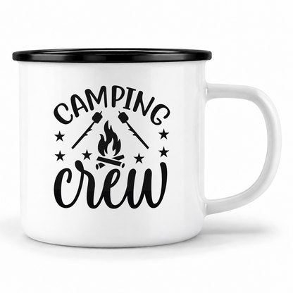 Emaille Tasse | Camping Crew 1