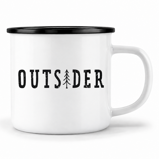 Emaille Tasse | Outsider
