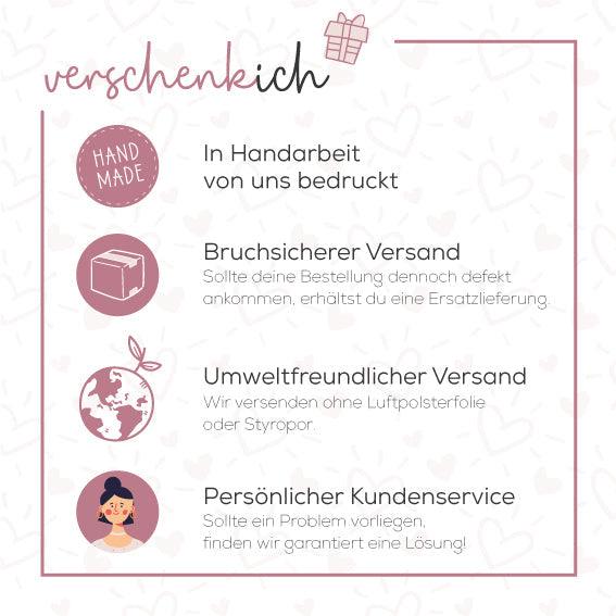 Fussmatte Gummi-Fußmatte "Wie schön das du da bist" für Paare & Familien - verschenkich.de