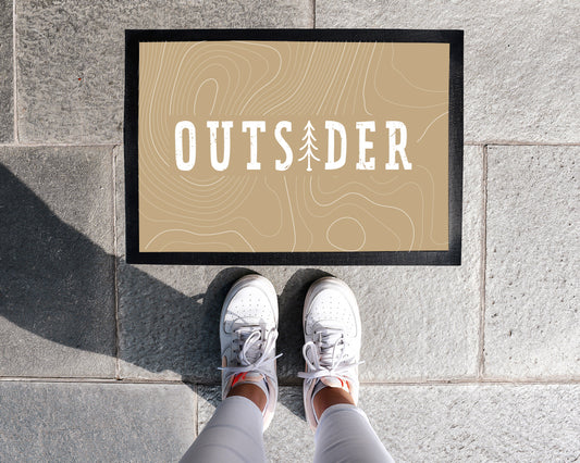 Fußmatte 'Outsider' Design 1 | 35x50 cm, 40x60 cm, 50x70 cm - verschenkich.de