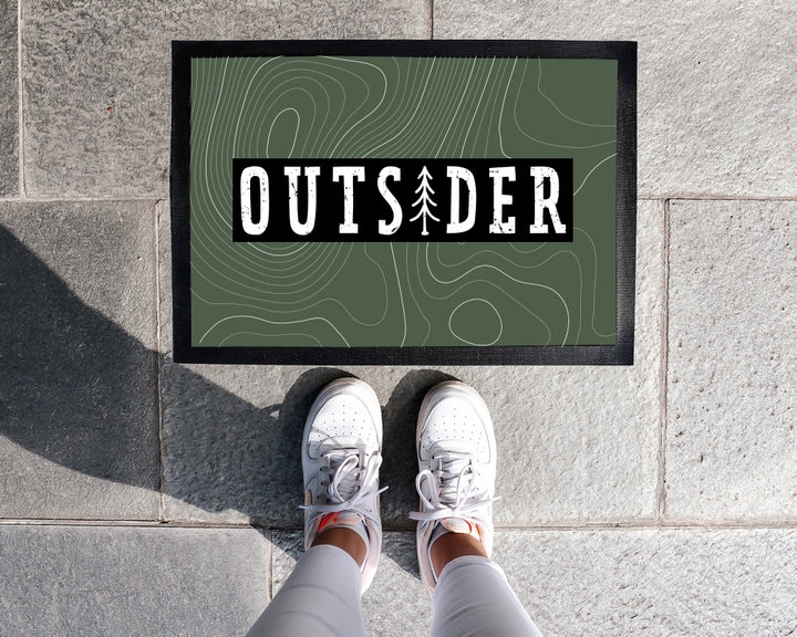 Fußmatte 'Outsider' Design 2 | 35x50 cm, 40x60 cm, 50x70 cm - verschenkich.de