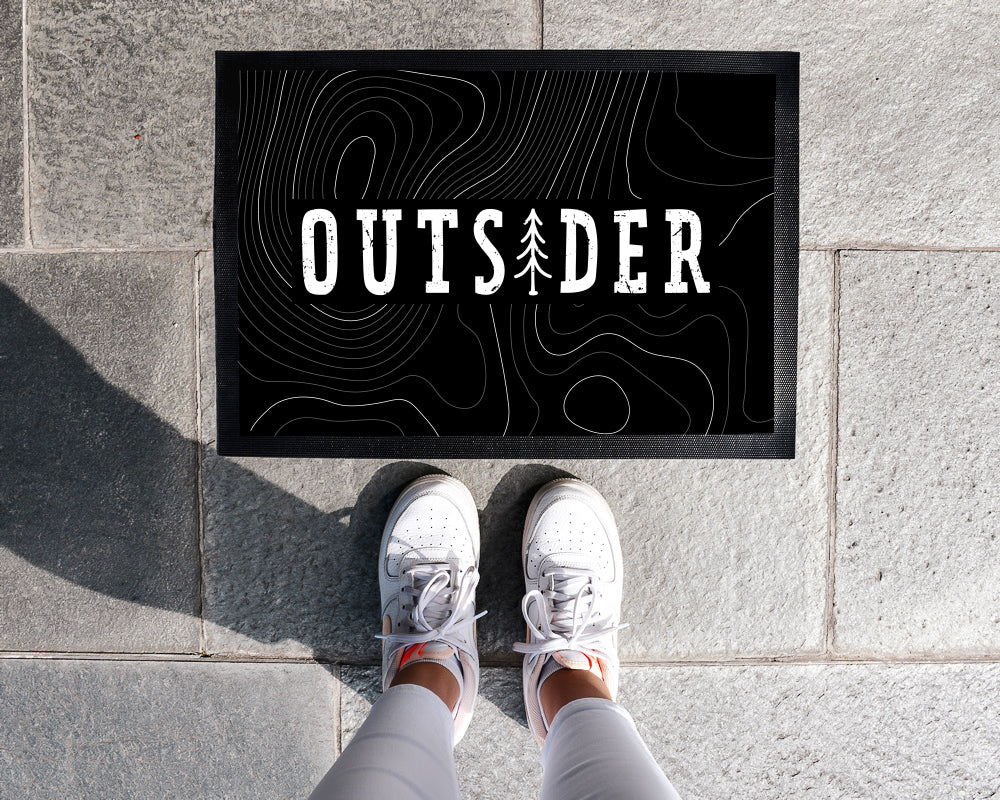 Fußmatte 'Outsider' Design 2 | 35x50 cm, 40x60 cm, 50x70 cm - verschenkich.de