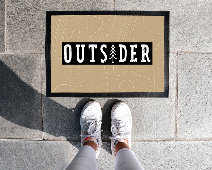 Fußmatte 'Outsider' Design 2 | 35x50 cm, 40x60 cm, 50x70 cm - verschenkich.de