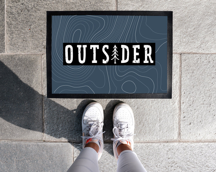 Fußmatte 'Outsider' Design 2 | 35x50 cm, 40x60 cm, 50x70 cm - verschenkich.de